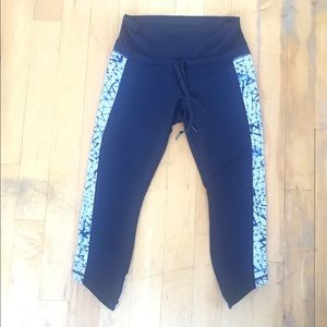Lululemon crops/highwaisted/drawstring